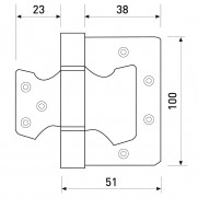 Kelebek Menteşe 2,5 mm 204