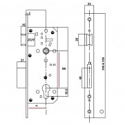 Mortise Lock With Cylinder