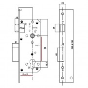 Mortise Lock With Cylinder